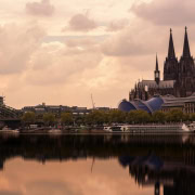 cathedral near body of water